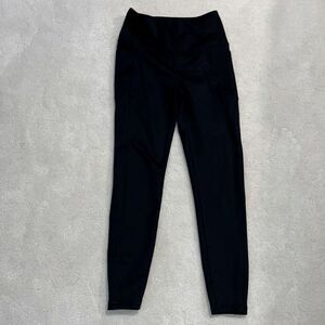Spyder Black High Rise Fleece Lined Leggings Women's Size Small w Hip Pockets